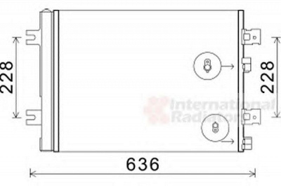 VAN WEZEL 43005467 -  Конденсатор, кондиционер